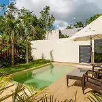 Idyllic Tulum Hideaway Villa Tropical Ambiance In Private Pool Perfect For Large Groups