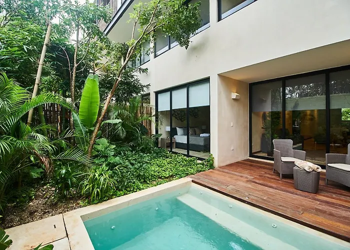 Premium Retreat With Private Pool And Terrace In Aldea Zama