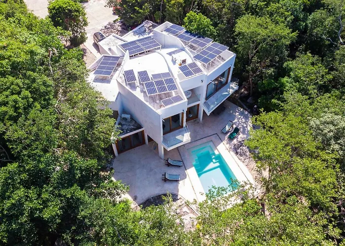 Tulum Country Club Private Villa With Pool 18 People