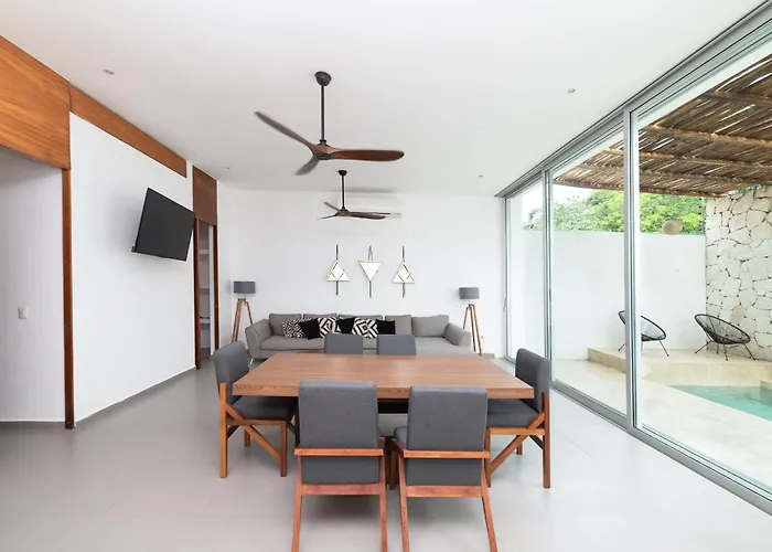 Relaxing 2 Bedroom Apartement In The Center Of Tulum With Private Pool And Terrace