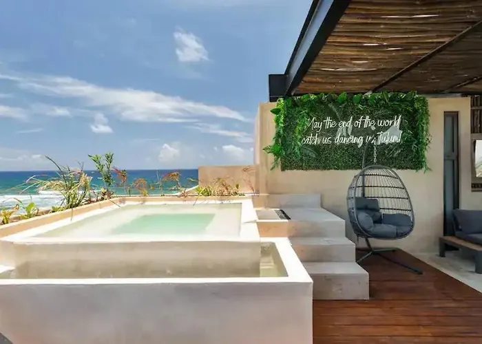 Luxury Beachfront Penthouse With Private Pool
