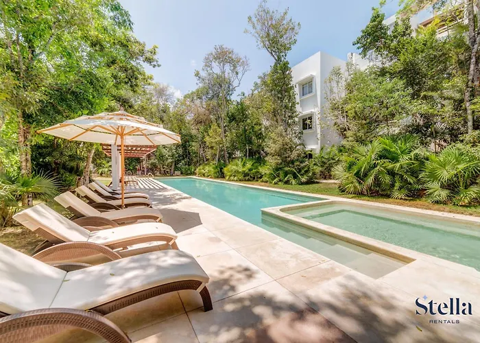 Tao Tulum With Pool, Bbq, Gym, Yoga Area, 5 Min From Beach