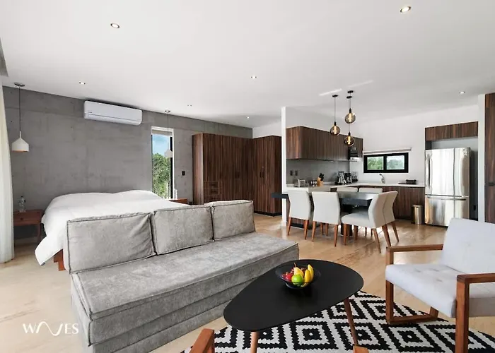 Spacious Loft With Balcony Near Hotel Zone Palais Tulum By Waves