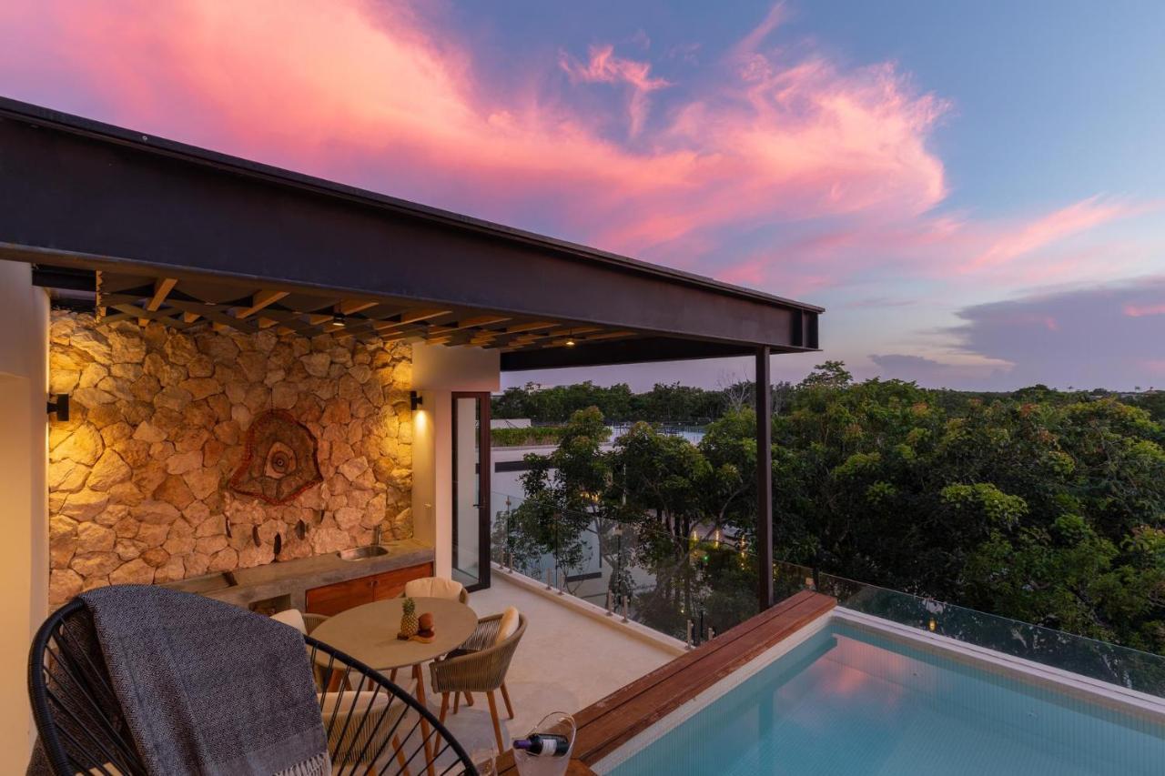 Сasa de vacaciones Bäak- Ph3a- Ixchel Penthouse Studio Private Rooftop Pool