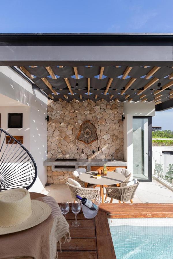 Сasa de vacaciones Bäak- Ph3a- Ixchel Penthouse Studio Private Rooftop Pool Tulum