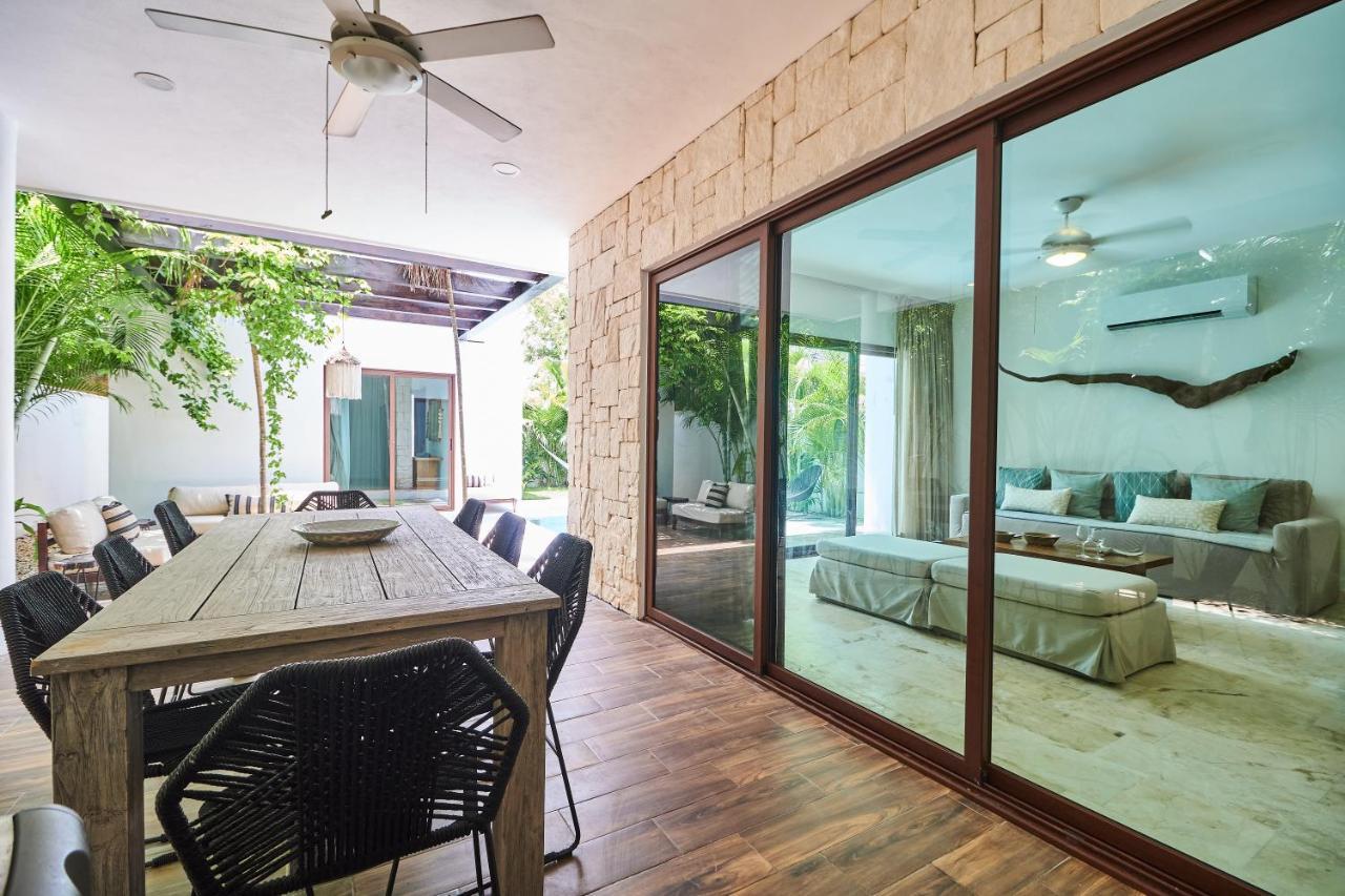 Casa Mallorca Tropical Vibes Private Pool Backyard With Grill Sunroof & Hammock Concierge & Wifi * Tulum