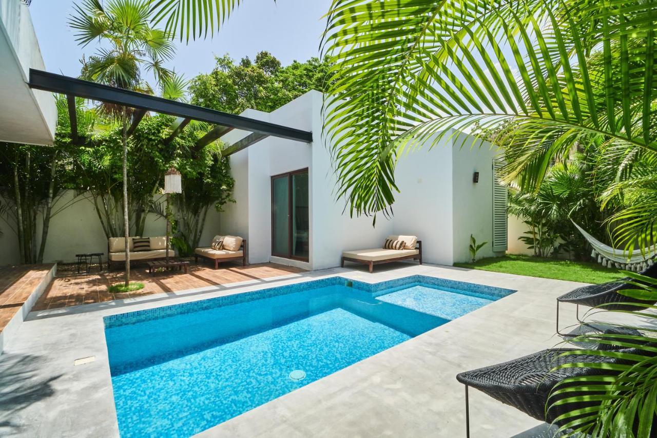 Casa Mallorca Tropical Vibes Private Pool Backyard With Grill Sunroof & Hammock Concierge & Wifi * Tulum