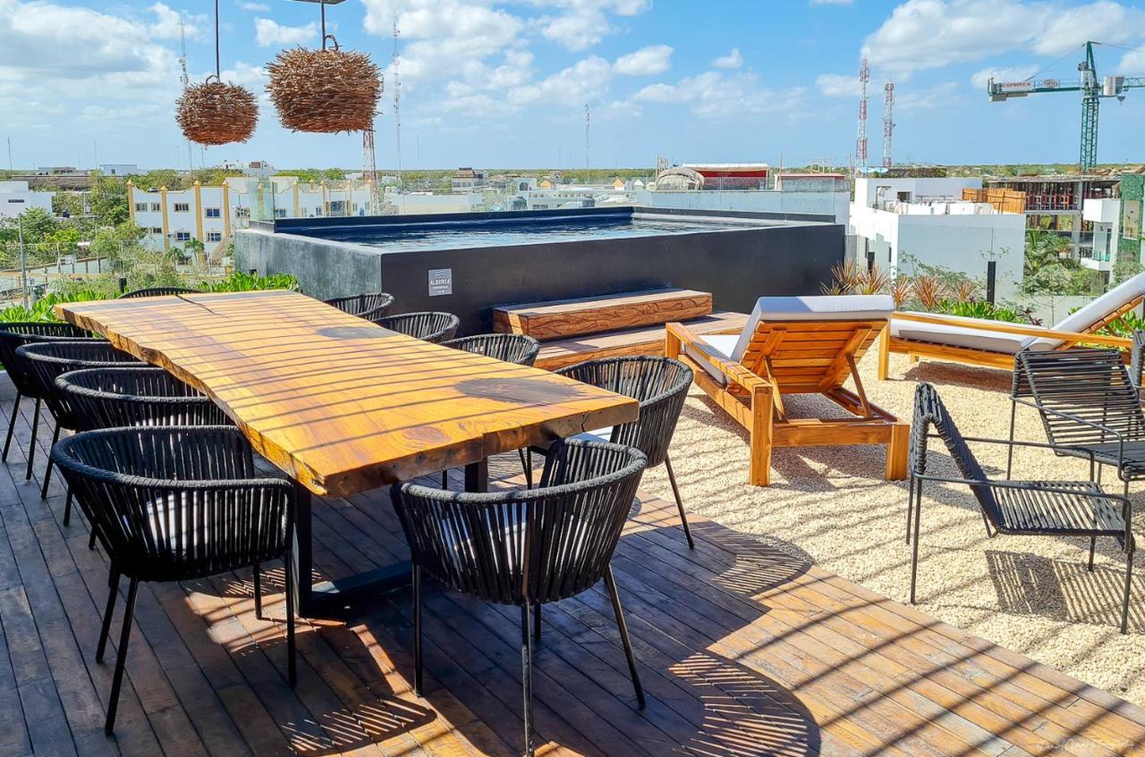 Iik By Groovy Stays- A Hip Condo-hotel With Wifi, Rooftop, Pool, Sleeps 6 Apartahotel Tulum