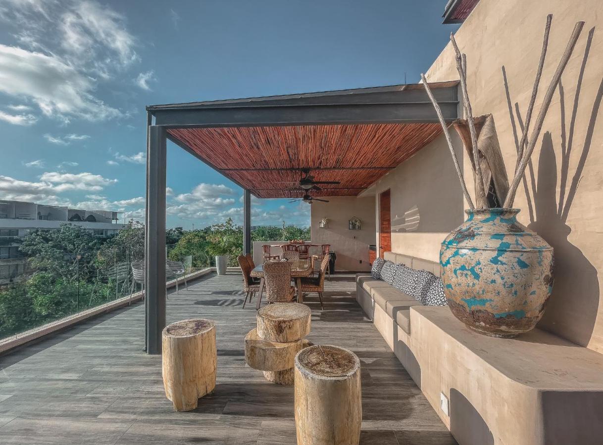 Kataleya By Zaazil - New Luxury Amazing Combo For Up To 20 People - Penthouse Aptartment , Private Pool, Terrace , Roof And Hot Tub In Luum Zama In The Jungle Apartamento Tulum