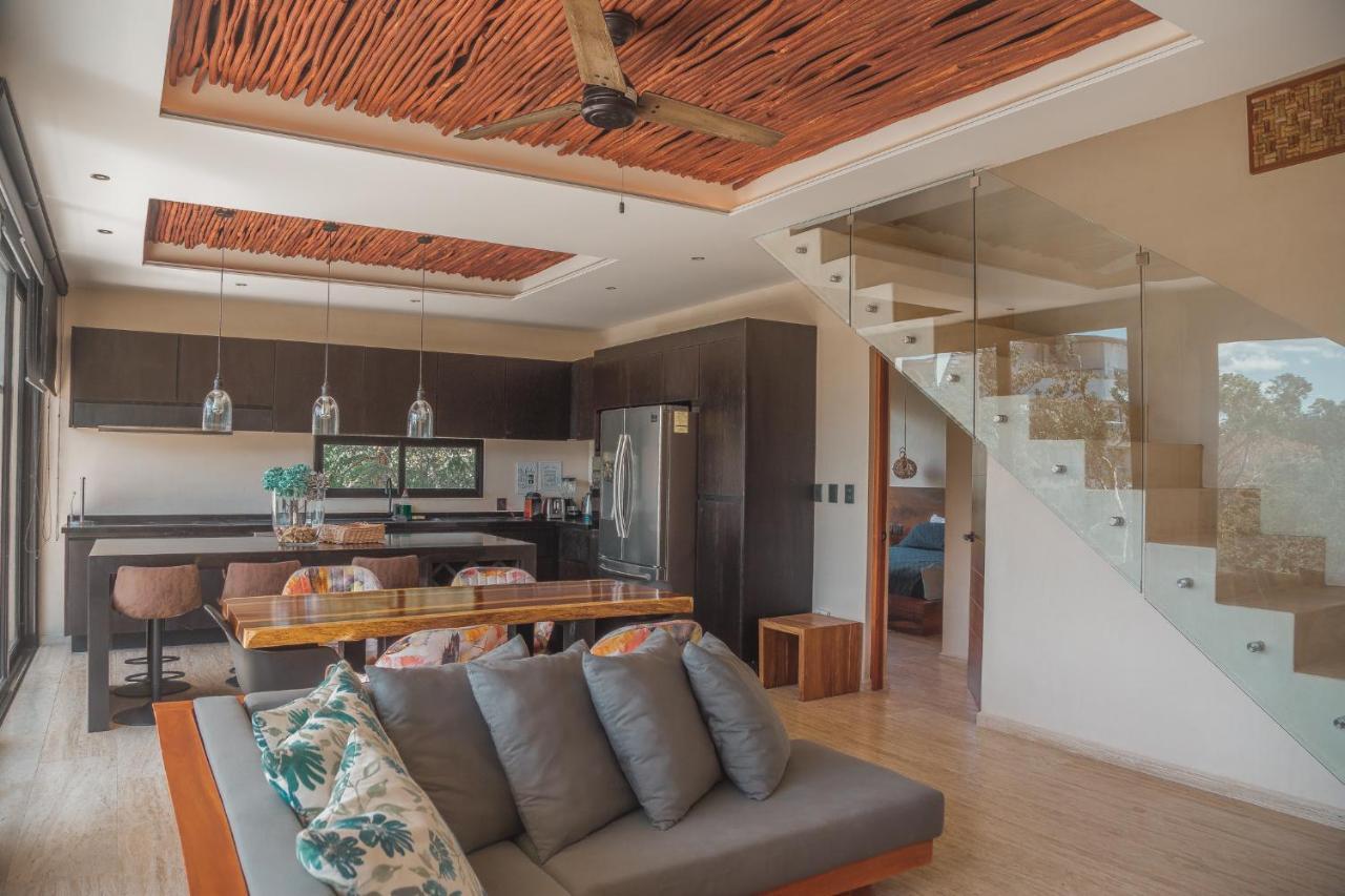 Apartamento Kataleya By Zaazil - New Luxury Amazing Combo For Up To 20 People - Penthouse Aptartment , Private Pool, Terrace , Roof And Hot Tub In Luum Zama In The Jungle *
