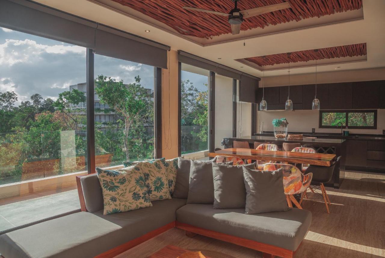 Apartamento Kataleya By Zaazil - New Luxury Amazing Combo For Up To 20 People - Penthouse Aptartment , Private Pool, Terrace , Roof And Hot Tub In Luum Zama In The Jungle *