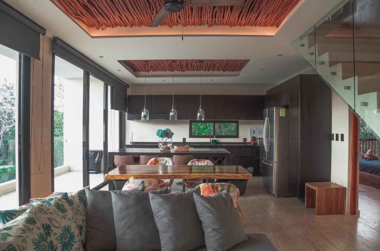 Apartamento Kataleya By Zaazil - New Luxury Amazing Combo For Up To 20 People - Penthouse Aptartment , Private Pool, Terrace , Roof And Hot Tub In Luum Zama In The Jungle