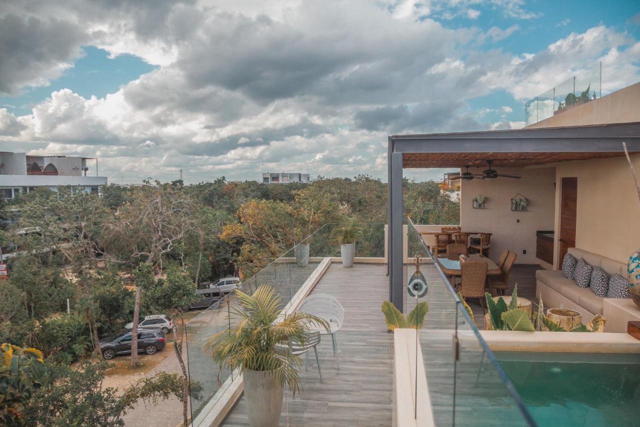 Kataleya By Zaazil - New Luxury Amazing Combo For Up To 20 People - Penthouse Aptartment , Private Pool, Terrace , Roof And Hot Tub In Luum Zama In The Jungle *
