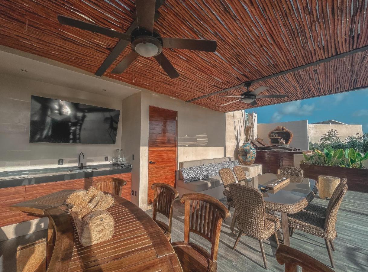 Kataleya By Zaazil - New Luxury Amazing Combo For Up To 20 People - Penthouse Aptartment , Private Pool, Terrace , Roof And Hot Tub In Luum Zama In The Jungle Tulum