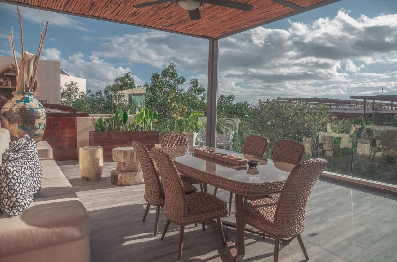 Apartamento Kataleya By Zaazil - New Luxury Amazing Combo For Up To 20 People - Penthouse Aptartment , Private Pool, Terrace , Roof And Hot Tub In Luum Zama In The Jungle