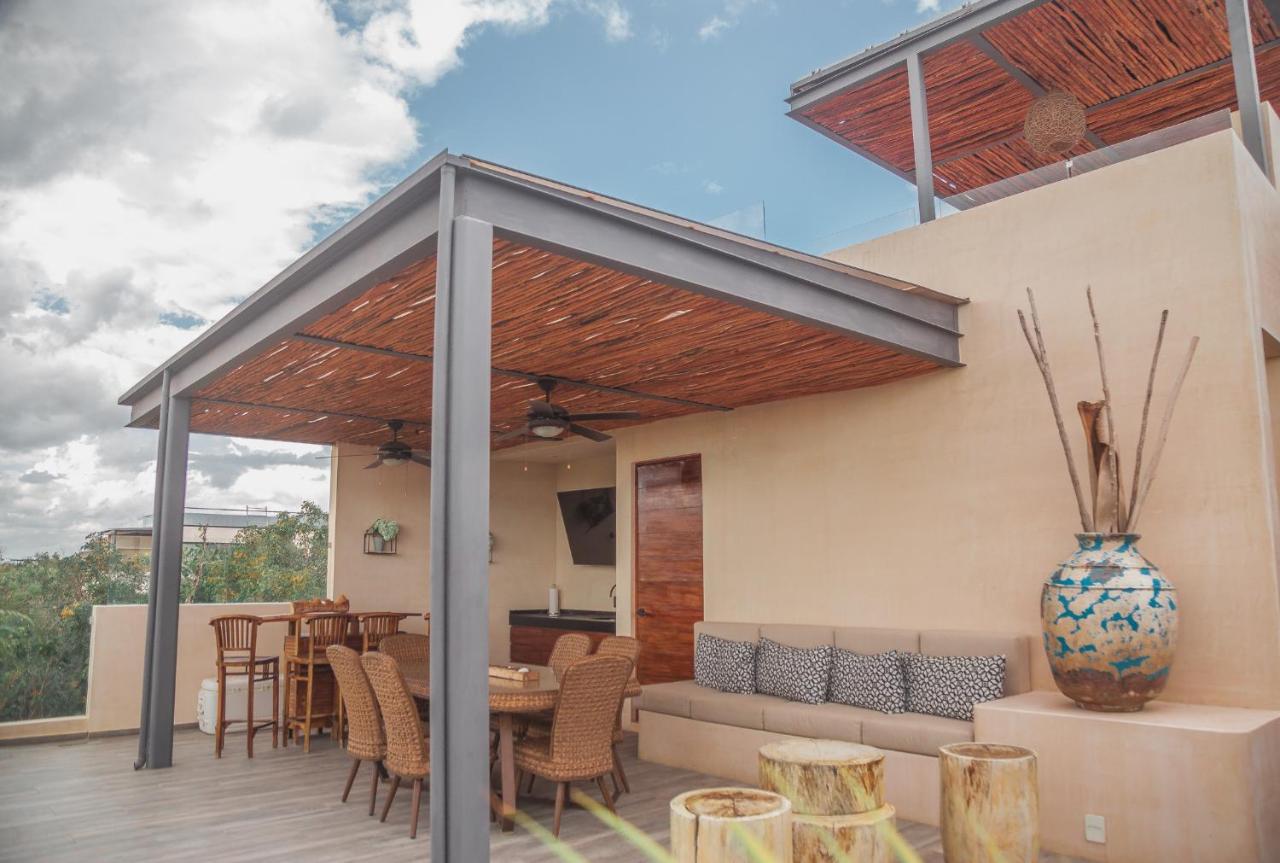 Kataleya By Zaazil - New Luxury Amazing Combo For Up To 20 People - Penthouse Aptartment , Private Pool, Terrace , Roof And Hot Tub In Luum Zama In The Jungle