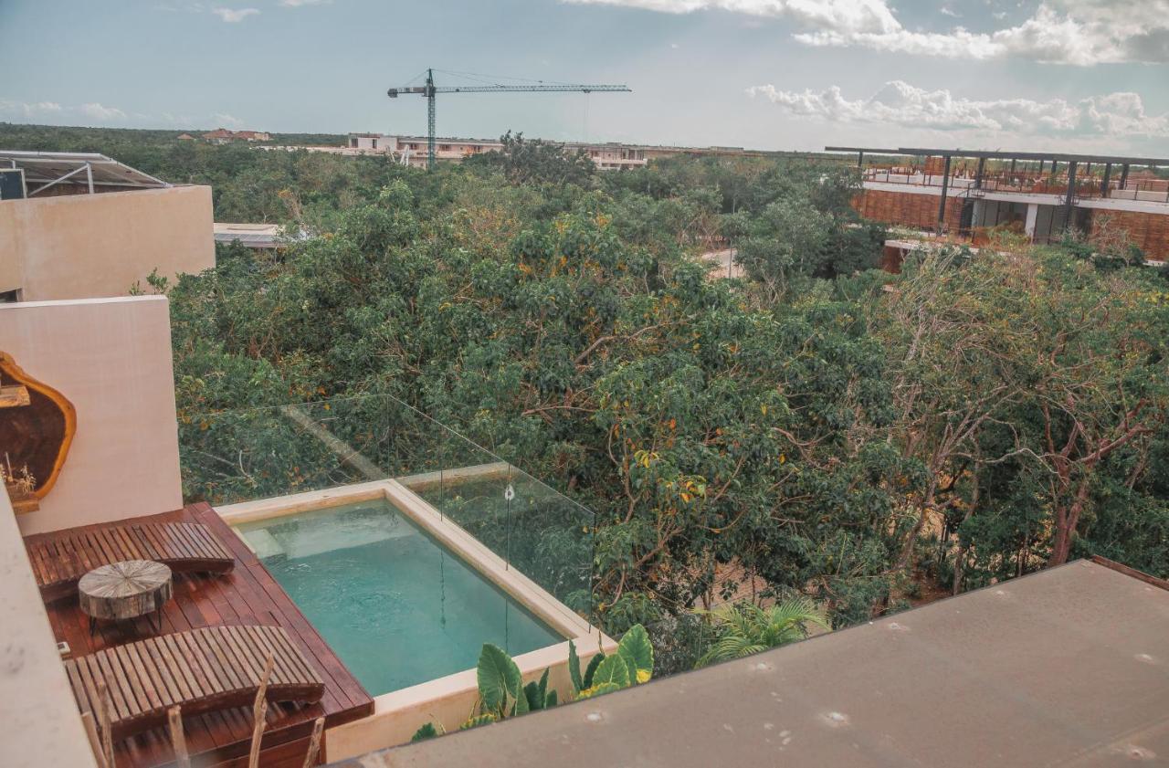 Kataleya By Zaazil - New Luxury Amazing Combo For Up To 20 People - Penthouse Aptartment , Private Pool, Terrace , Roof And Hot Tub In Luum Zama In The Jungle Apartamento Tulum