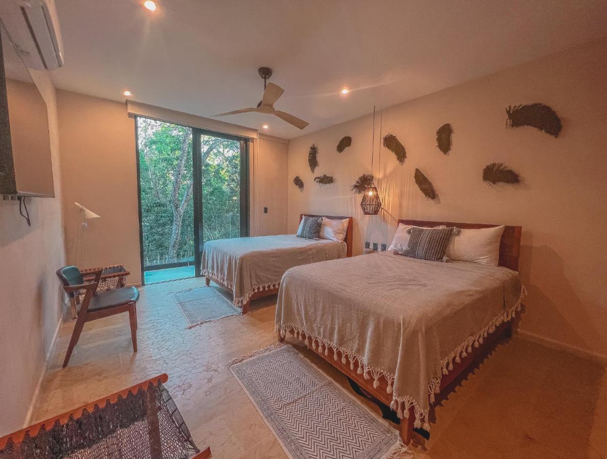 Apartamento Kataleya By Zaazil - New Luxury Amazing Combo For Up To 20 People - Penthouse Aptartment , Private Pool, Terrace , Roof And Hot Tub In Luum Zama In The Jungle *