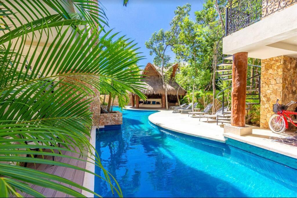 Chic Rooftop Ph, Private Pool, 1mi From The Apartamento Tulum