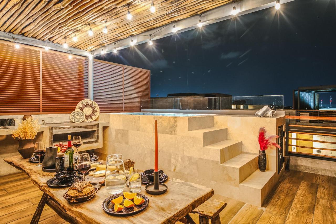 Luxury 2br Penthouse Private Pool Cenote Pensión Tulum