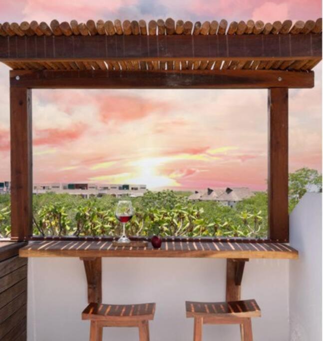 Sunsetviewph+privpool+near Beach&town+rooftop+50mb Apartamento