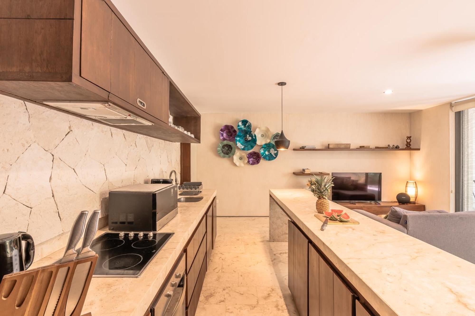 Monet - Free Pass & Bikes & Private Pool & 24hrs Security Apartamento Tulum