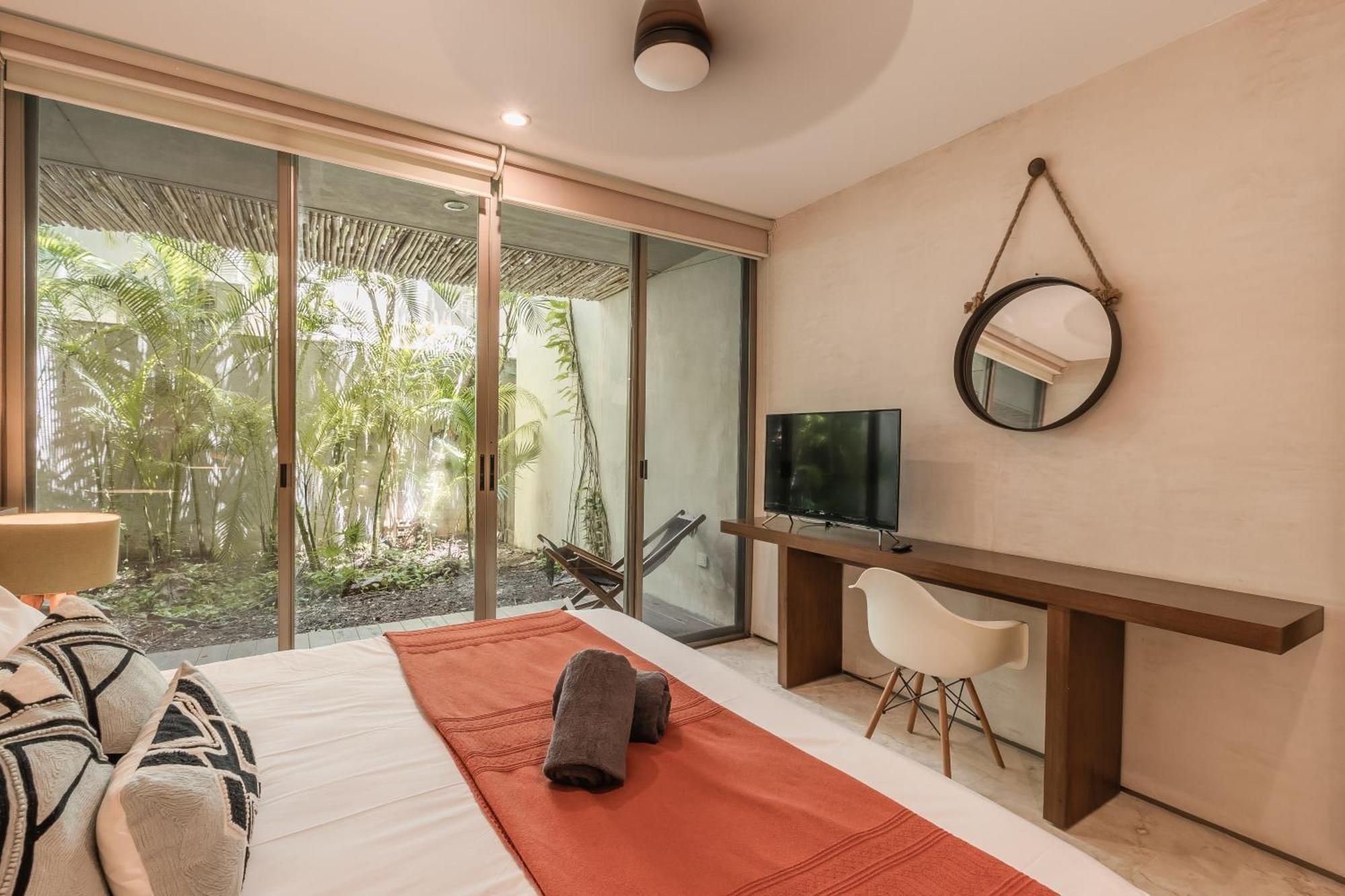 Monet - Free Pass & Bikes & Private Pool & 24hrs Security Apartamento Tulum