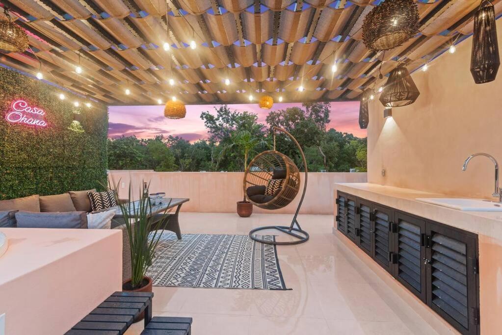 Casa Ohana~3br W/ Private Pool & Rooftop Jacuzzi, Wifi, Gym, & 5 Km To Villa *