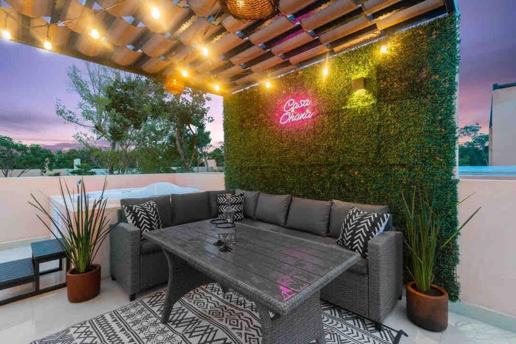Casa Ohana~3br W/ Private Pool & Rooftop Jacuzzi, Wifi, Gym, & 5 Km To * Tulum