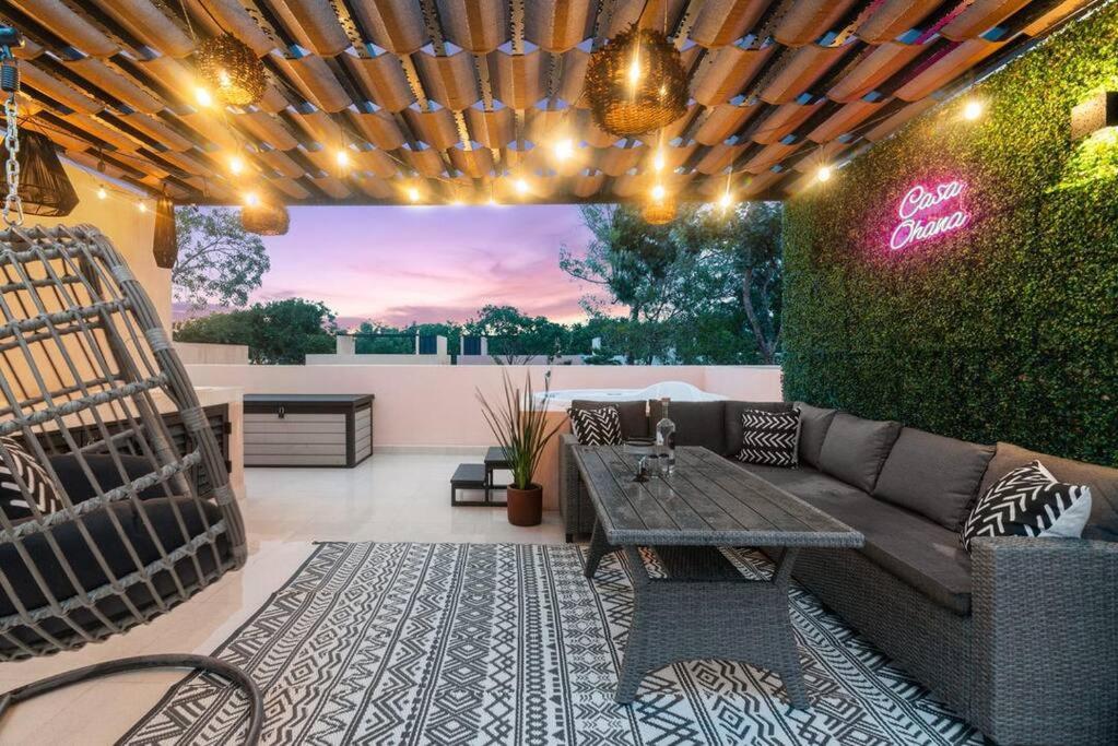 Casa Ohana~3br W/ Private Pool & Rooftop Jacuzzi, Wifi, Gym, & 5 Km To Villa Tulum