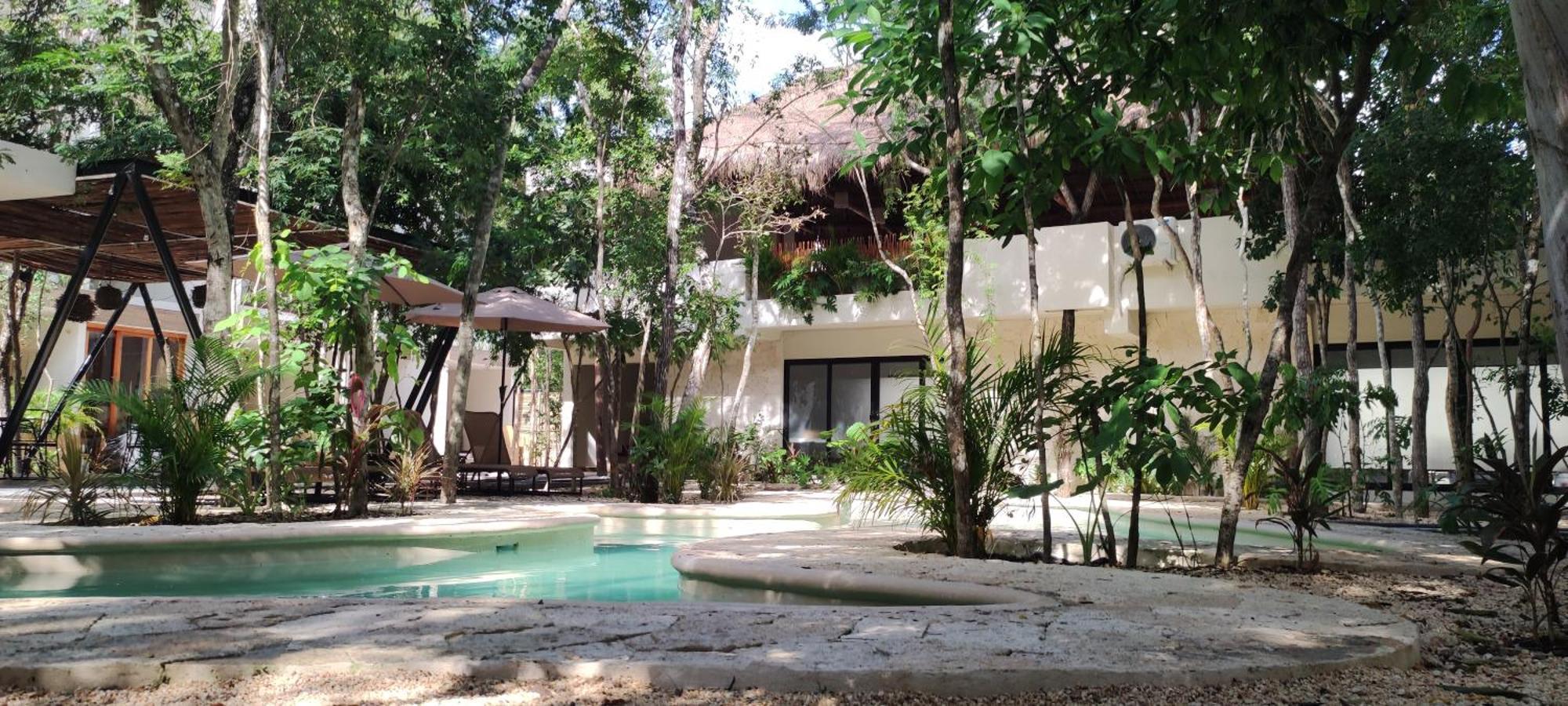 Apartamento Region 15, Proche Et Centre, Au Coeur De La Jungle Avec Piscine, Gym, Mini Golf , Tamazcal, Coworking, Zone De Hamac Tulum