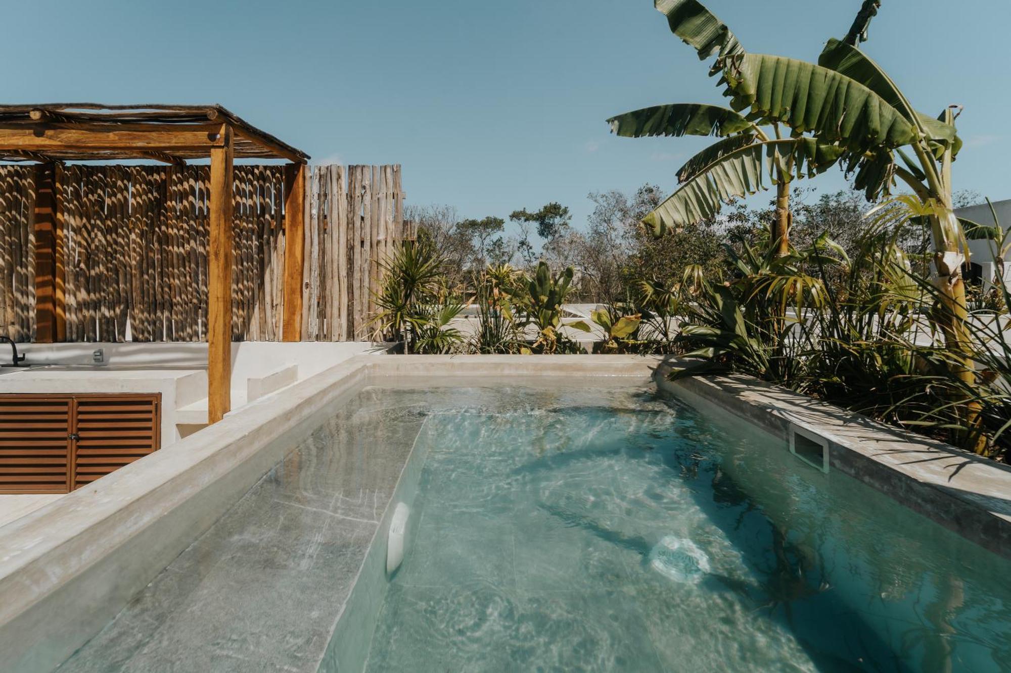Viento 4br 8pp Private Pool Rooftop Security Villa Tulum