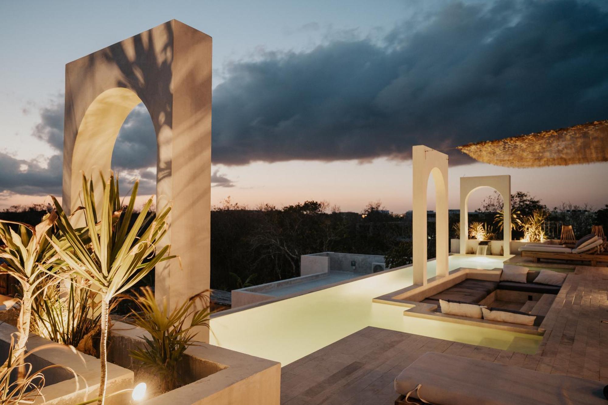Viento 4br 8pp Private Pool Rooftop Security * Tulum