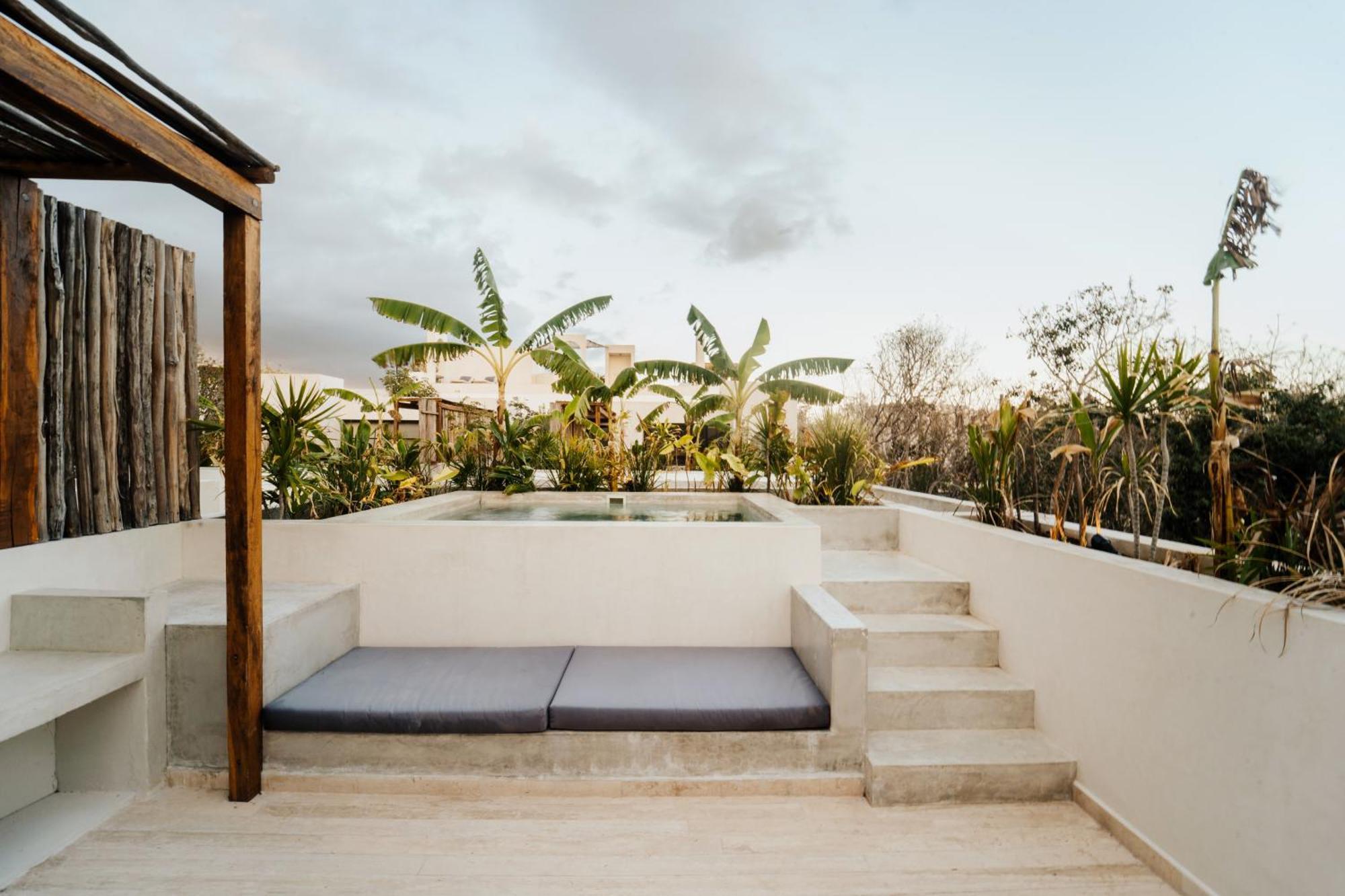 Viento 4br 8pp Private Pool Rooftop Security * Tulum