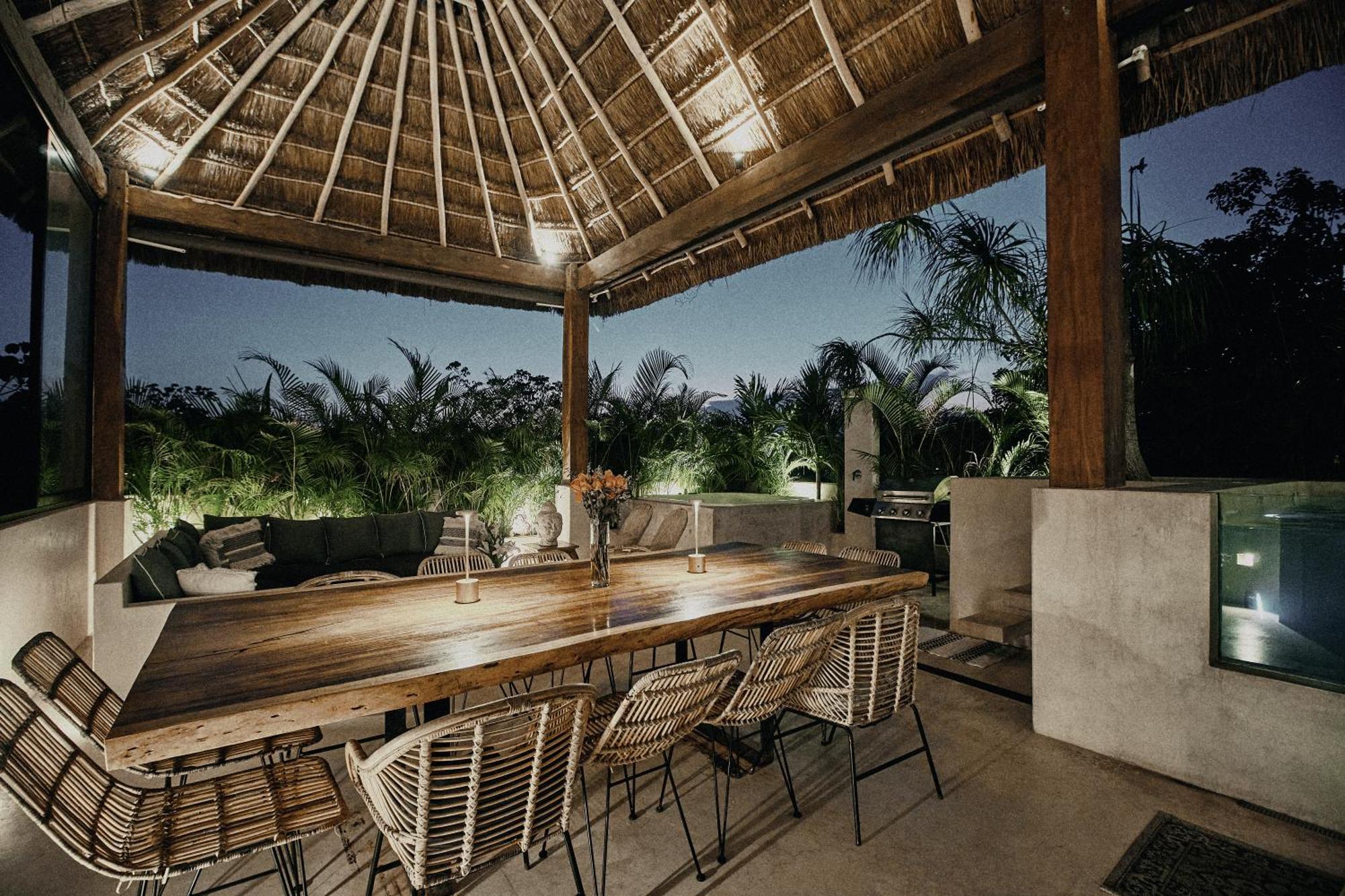 Villa Yax'na House Luxury 240m2 - 12 Persons - 6 - 2 Swimming Pool - 3 Jacuzzis Tulum