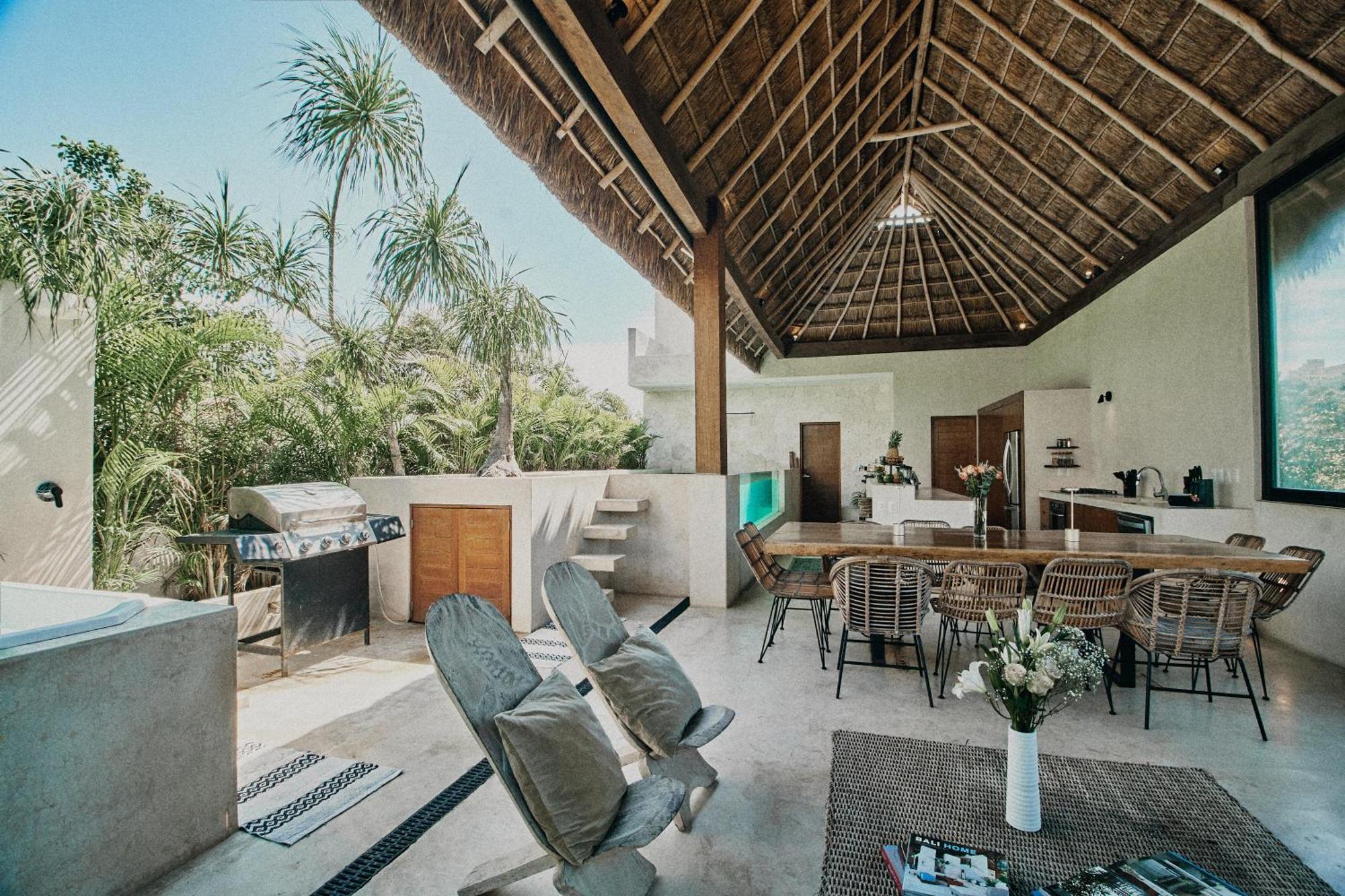 Yax'na House Luxury 240m2 - 12 Persons - 6 - 2 Swimming Pool - 3 Jacuzzis Villa Tulum