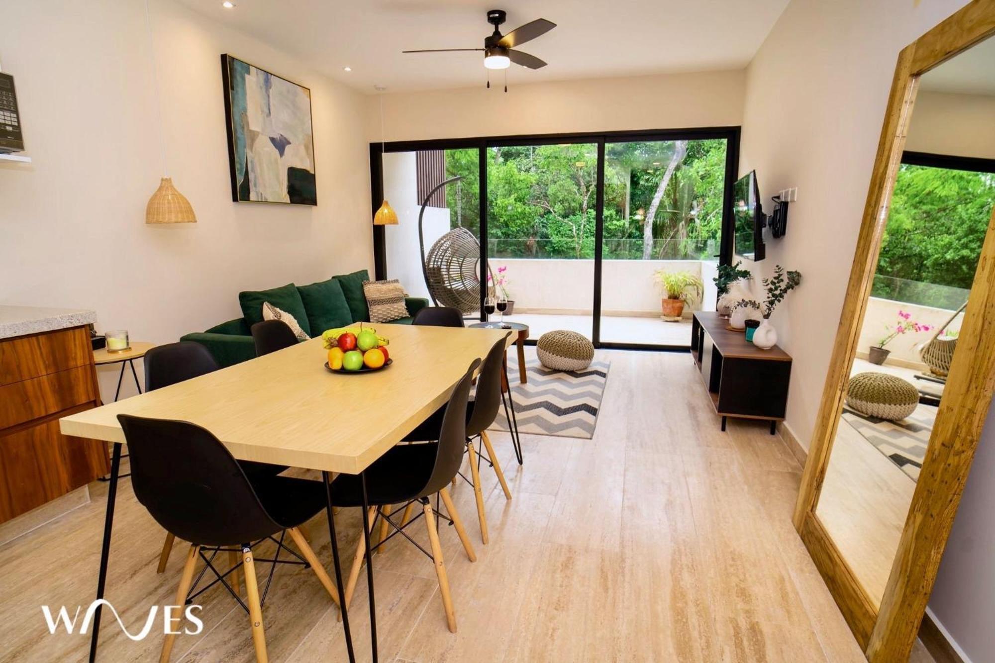 1 Rec. | Vista A La Jungla + Piscina Infinita + Amenidades Lx Apartamento