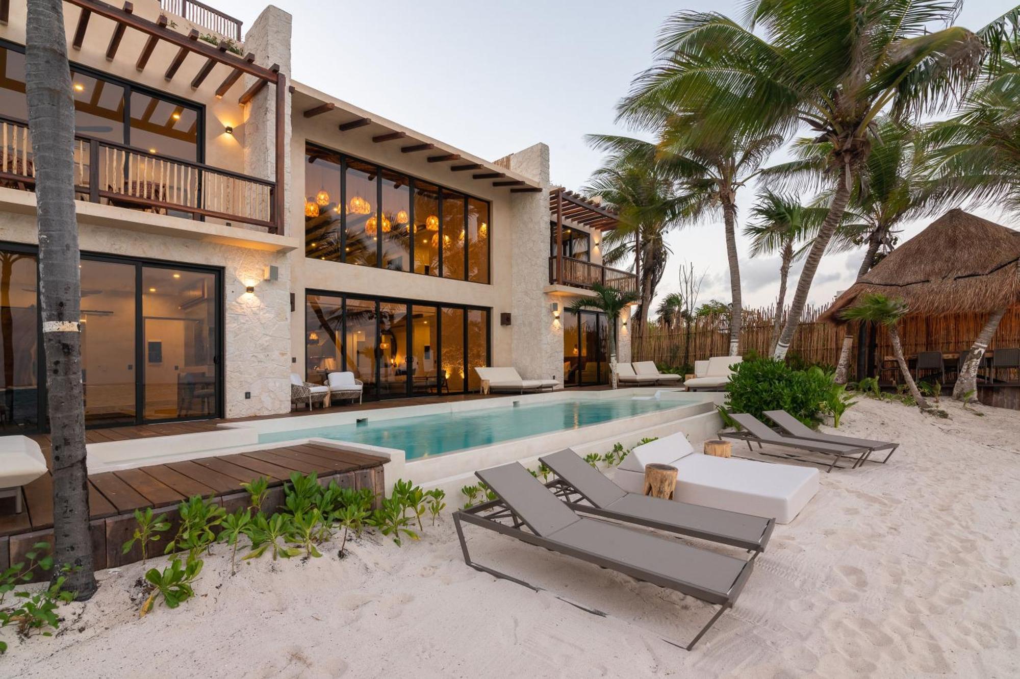 Tulumar Beachfront Luxury Villa- Full Service Villa Tulum