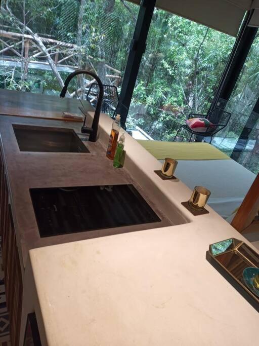 Reflective Jungle Treehouse With Plunge Pool Apartamento *