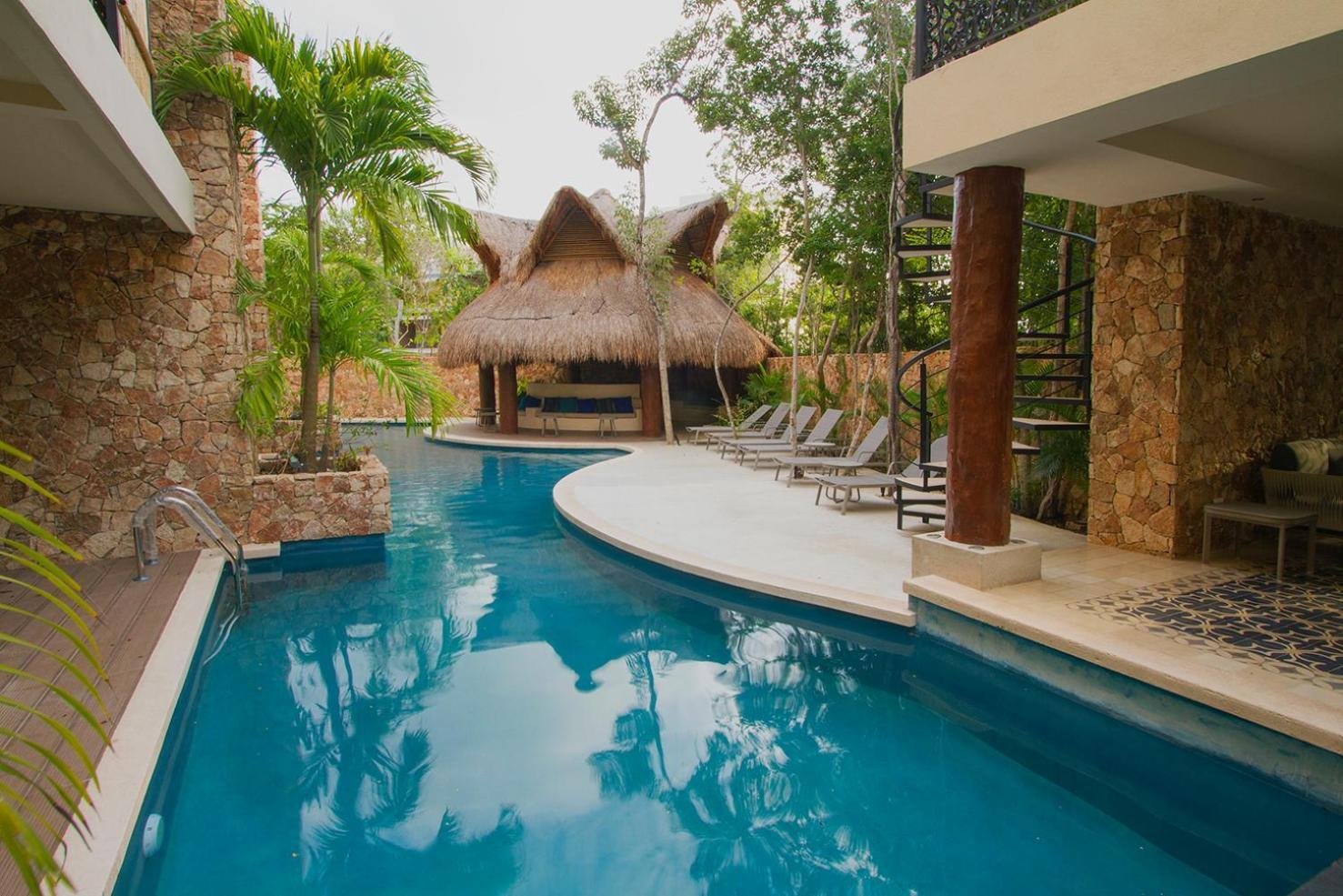 Apartamento 3br Penthouse With Private Rooftop And Jacuzzi And Club Access Tulum