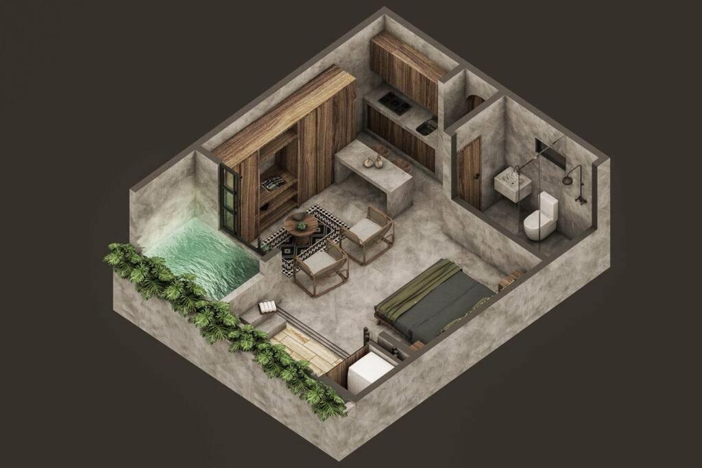 Amazing Jungle Near Town 200mb Pool Apartamento