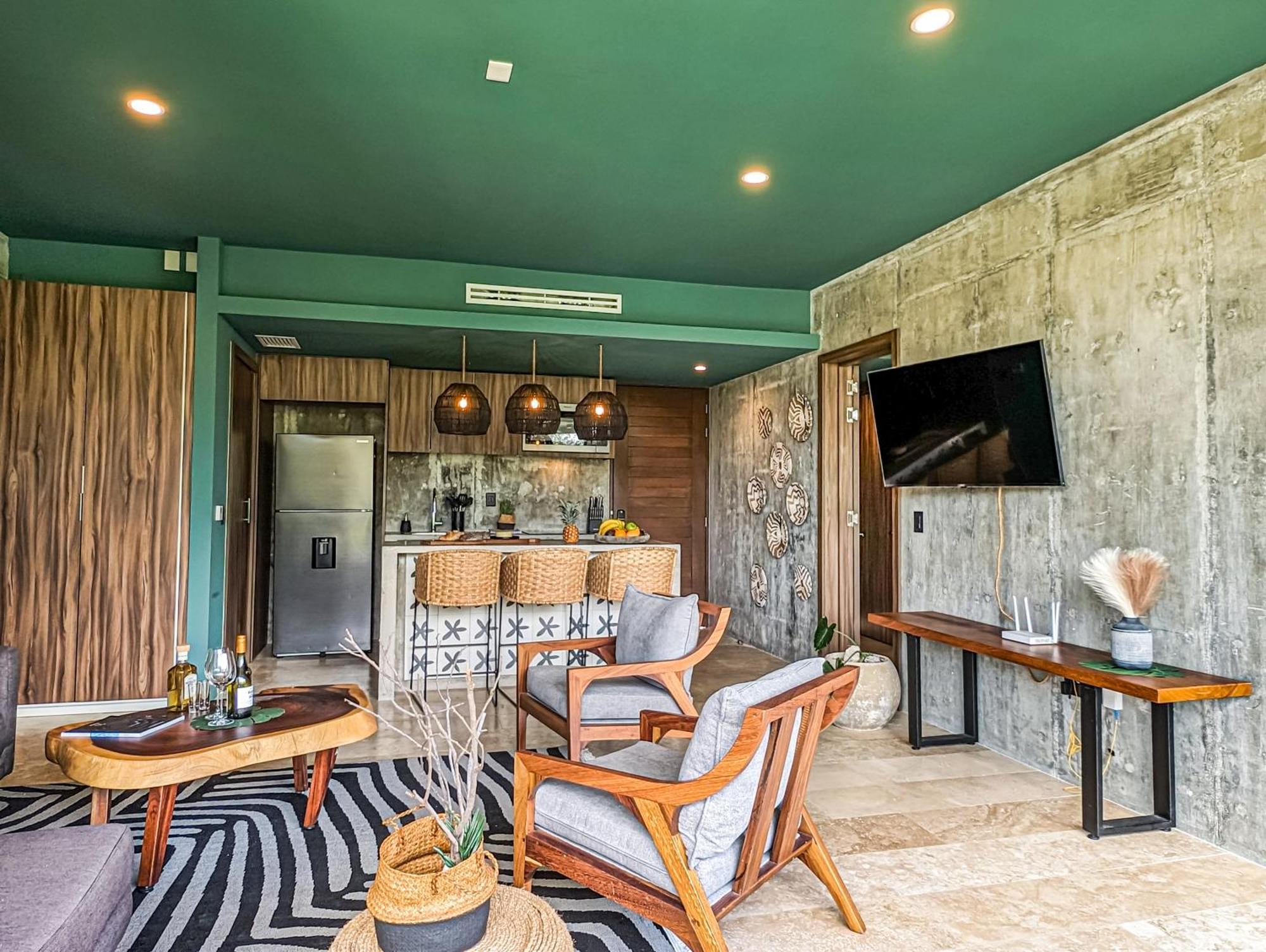 2-br Tropical Retreat With Sauna, Gym And Pool Apartamento Tulum