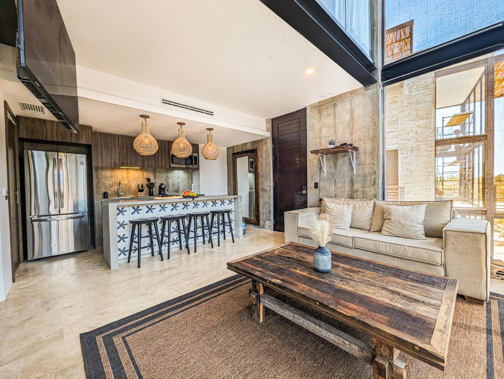 Luxury Penthouse - Jacuzzi, Gym, Pool, Sauna & Bbq Apartamento Tulum