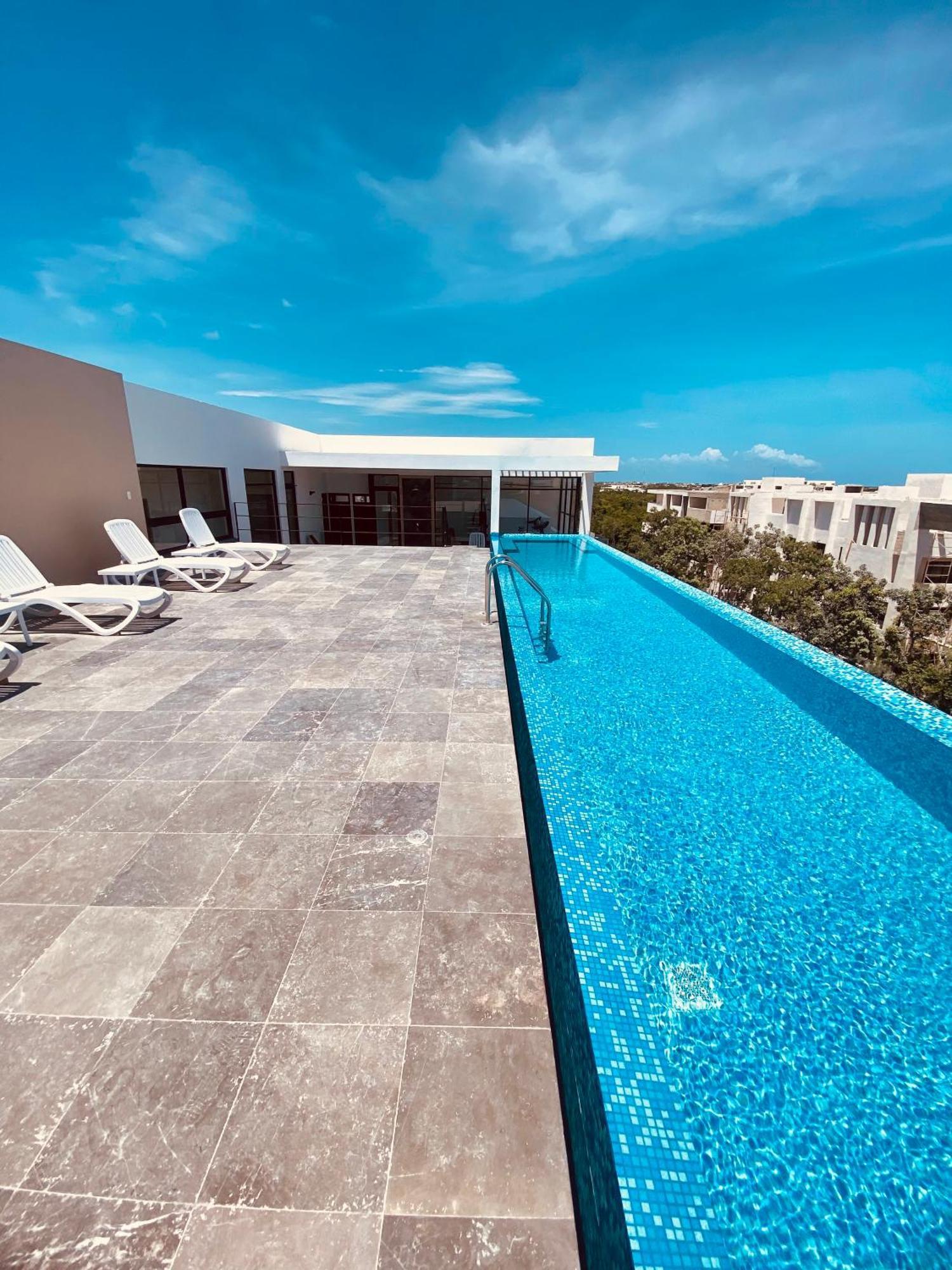 Oscar Wilde - Ph With Private Rooftop And Plunge Pool & Gym & Club Access Apartamento Tulum