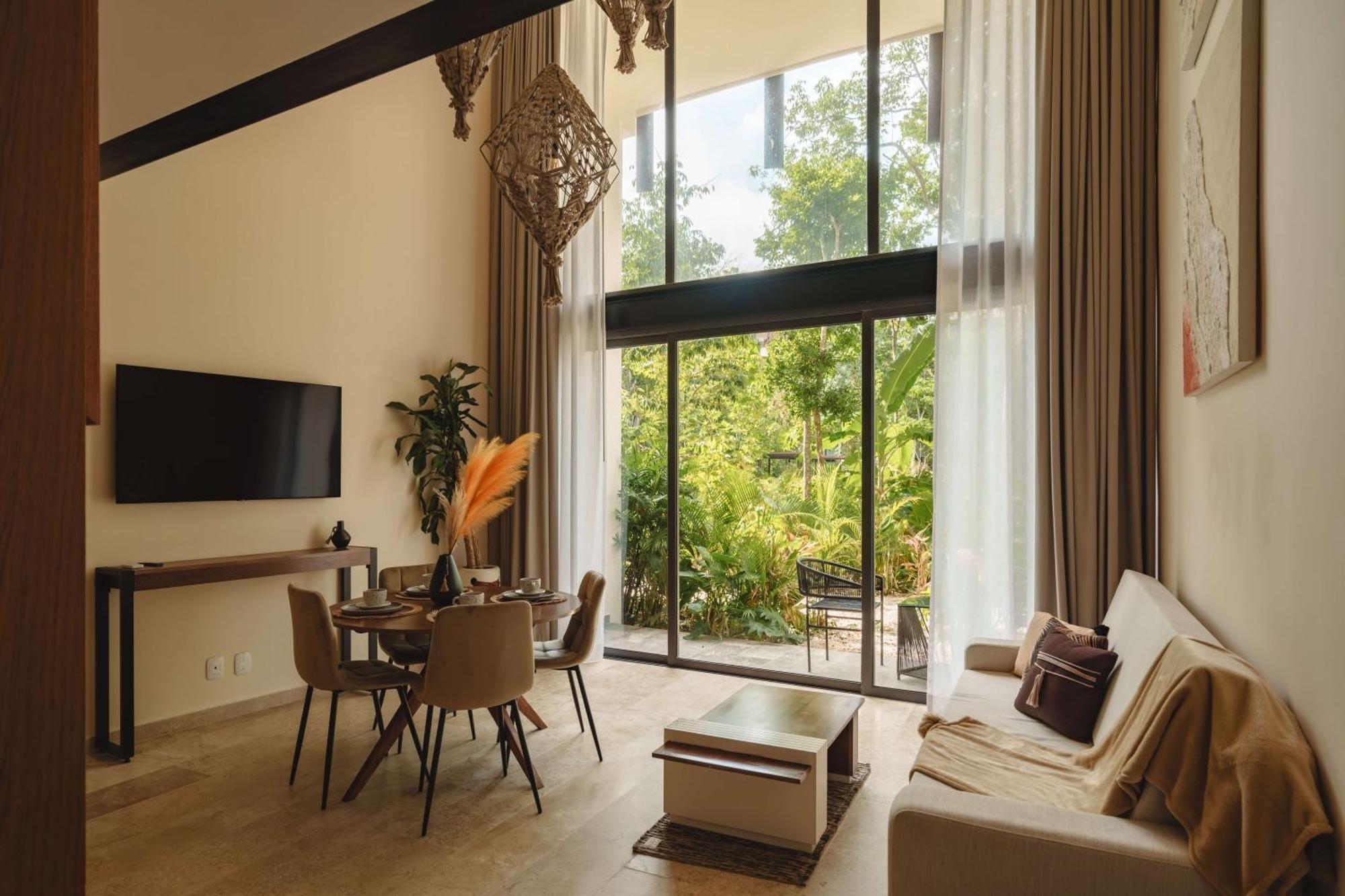 Luxury Jungle Loft With Gym, Pools And Rooftop Terrace Apartamento *