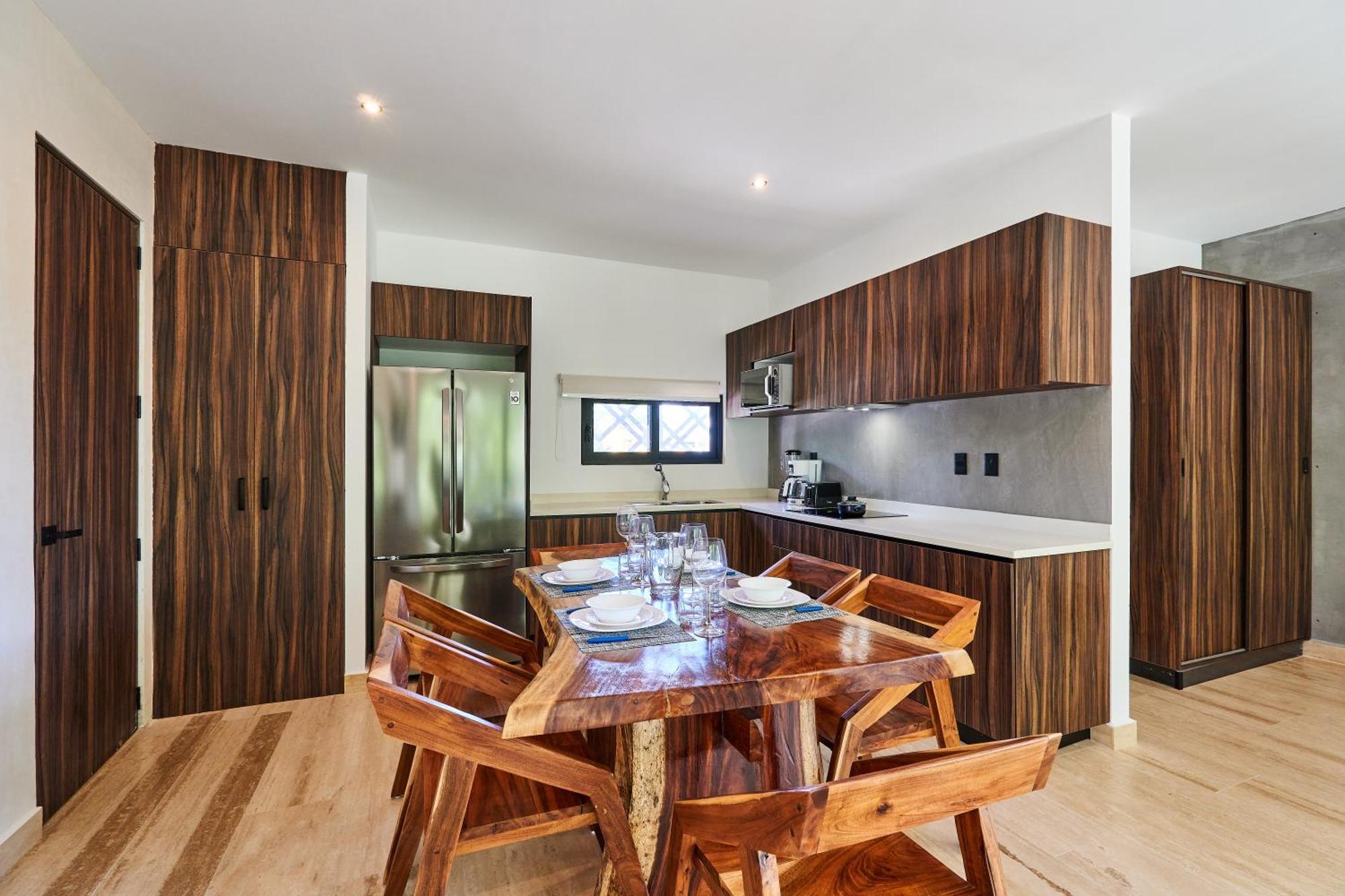 Tulum Escape - Stylish Pool, Gym & Parking Apartamento *