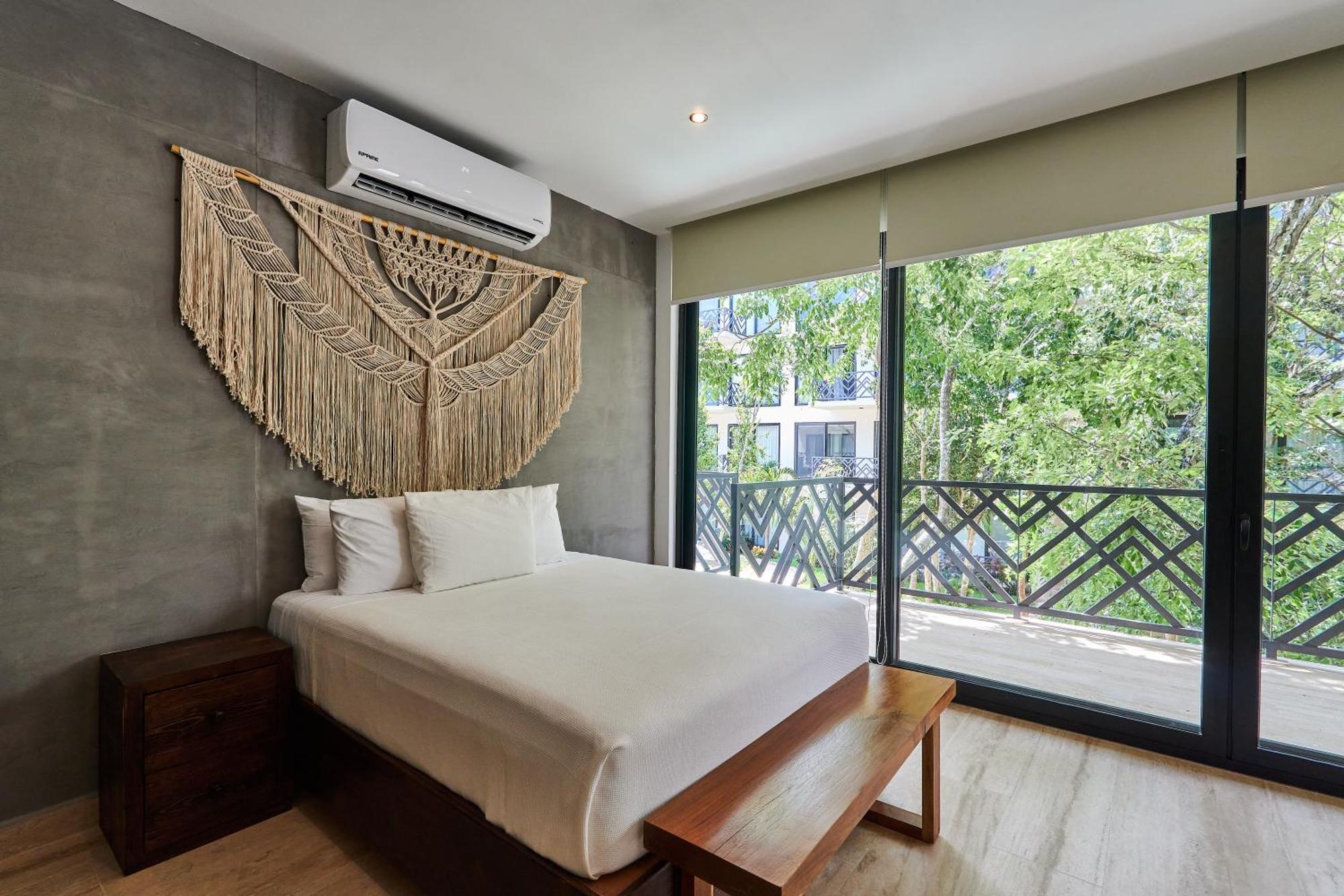 Tulum Escape - Stylish Pool, Gym & Parking Apartamento