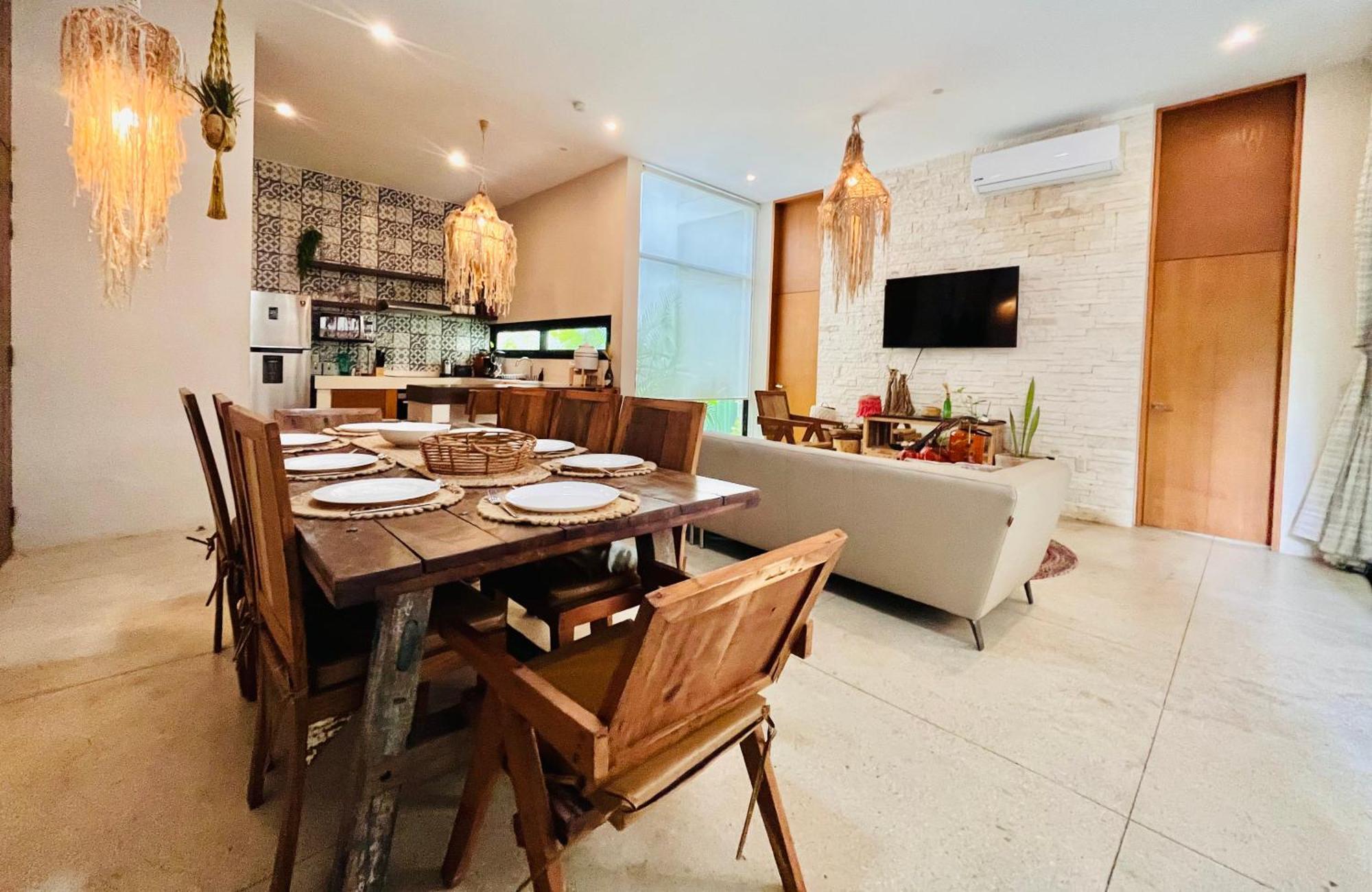 Apartamento Luxe 3Br Stay - Private Terrace, Pool & Vibes Tulum