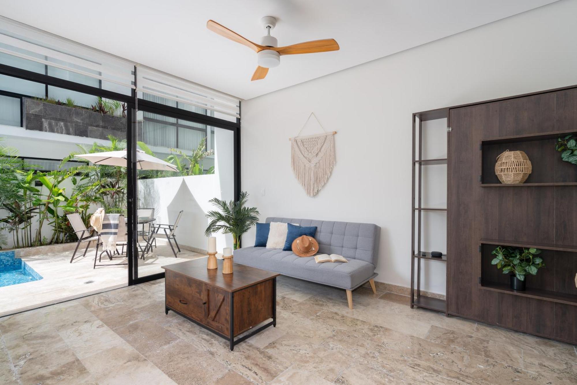 Private Pool Retreat Roof Terrace Gym Access Tulum