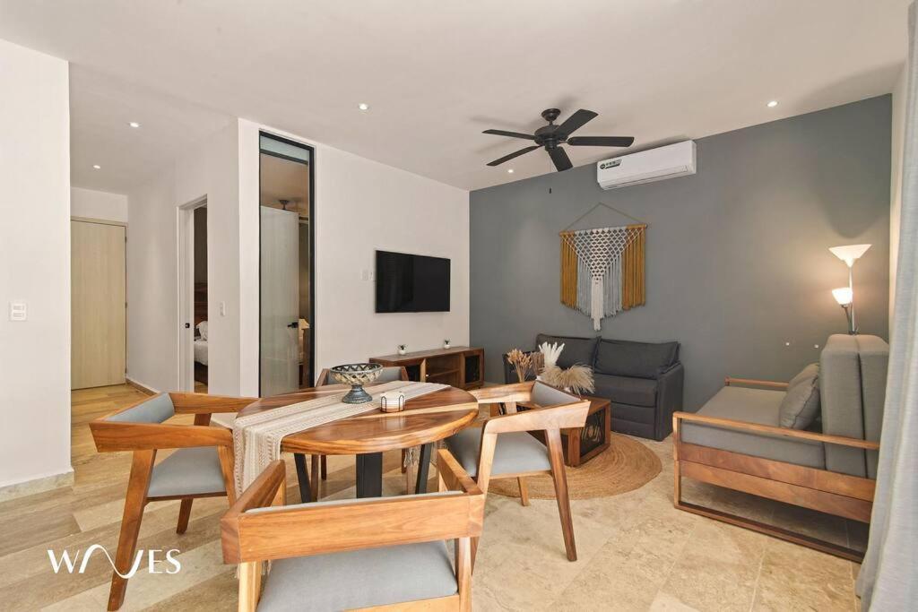 Great Located With Private Pool At Zama Towers Premium By Waves Apartamento Tulum